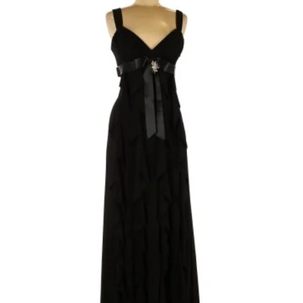 Xscape Black Evening Gown